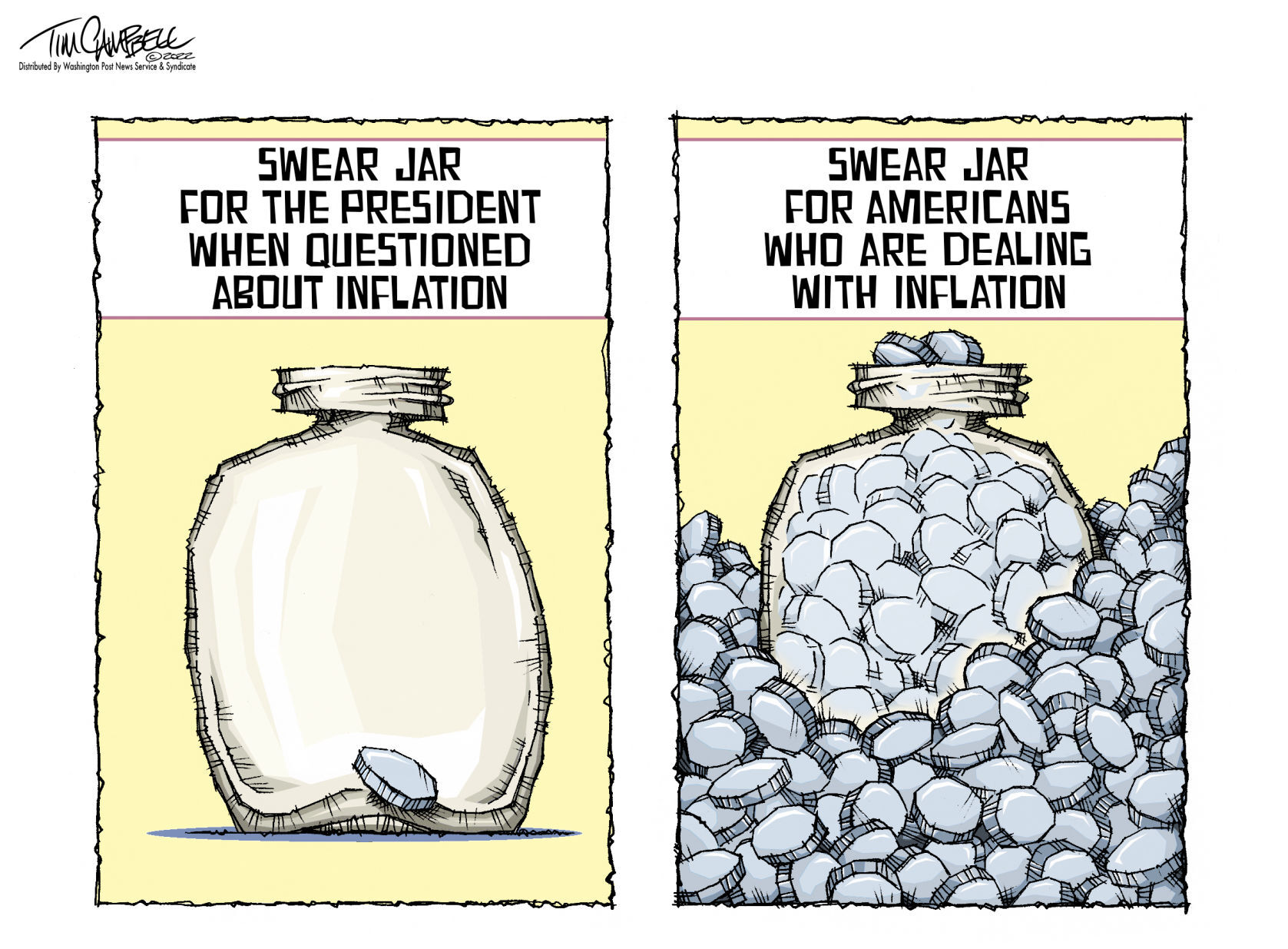 Tim Campbell cartoon